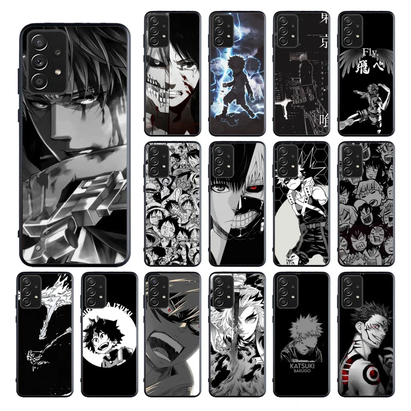 

Anime Comic Demon Titan Deku Phone Case for Samsung Galaxy A13 A22 A32 A71 A33 A52 A53 A72 A73 A51 A31 A23 A34 A54 A52 A53S