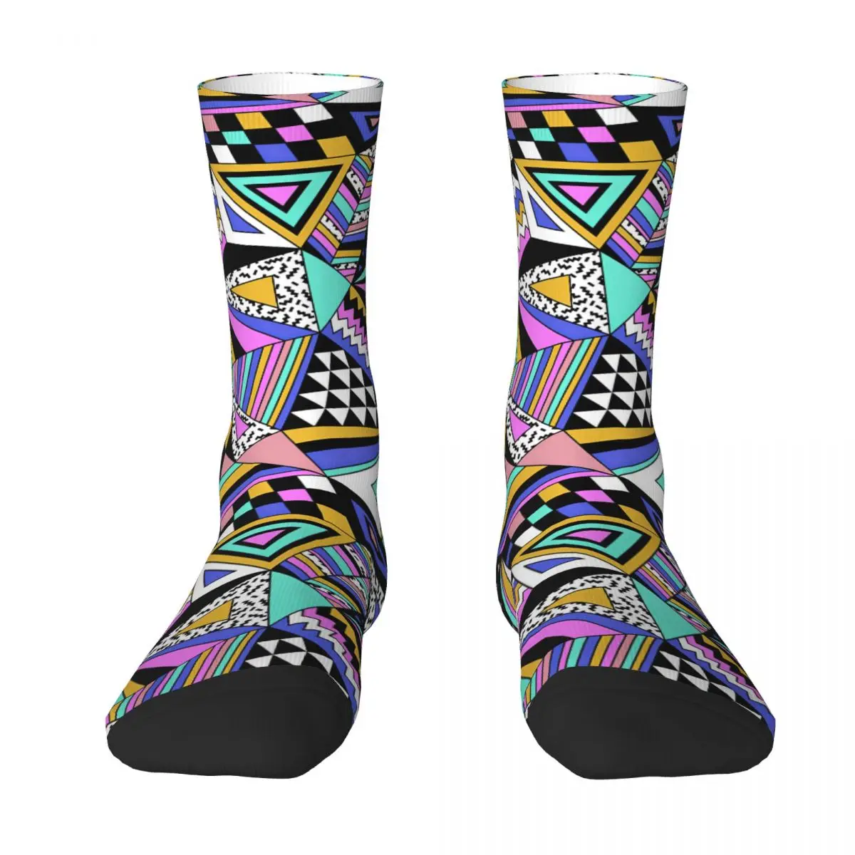 Seamless Pattern With Geometric Shapes Adult Socks,Unisex socks,men Socks women Socks