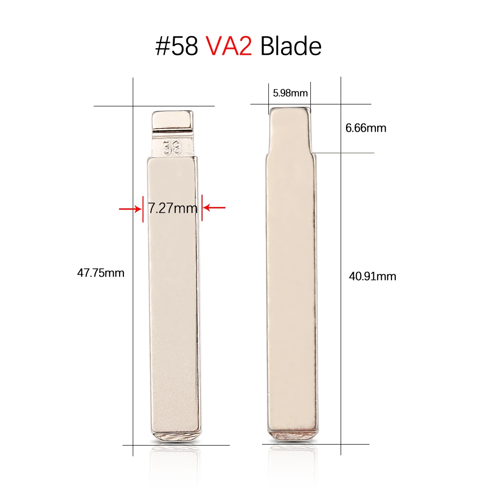 

10 шт. NE73 VA2 HU83 SX9 откидной лезвие для автомобильного ключа # 53 54 58 72 73 83 99 122 для Peugeot 206 207 307 308 407 408 Citroen C3 C4L C5 Лезвие