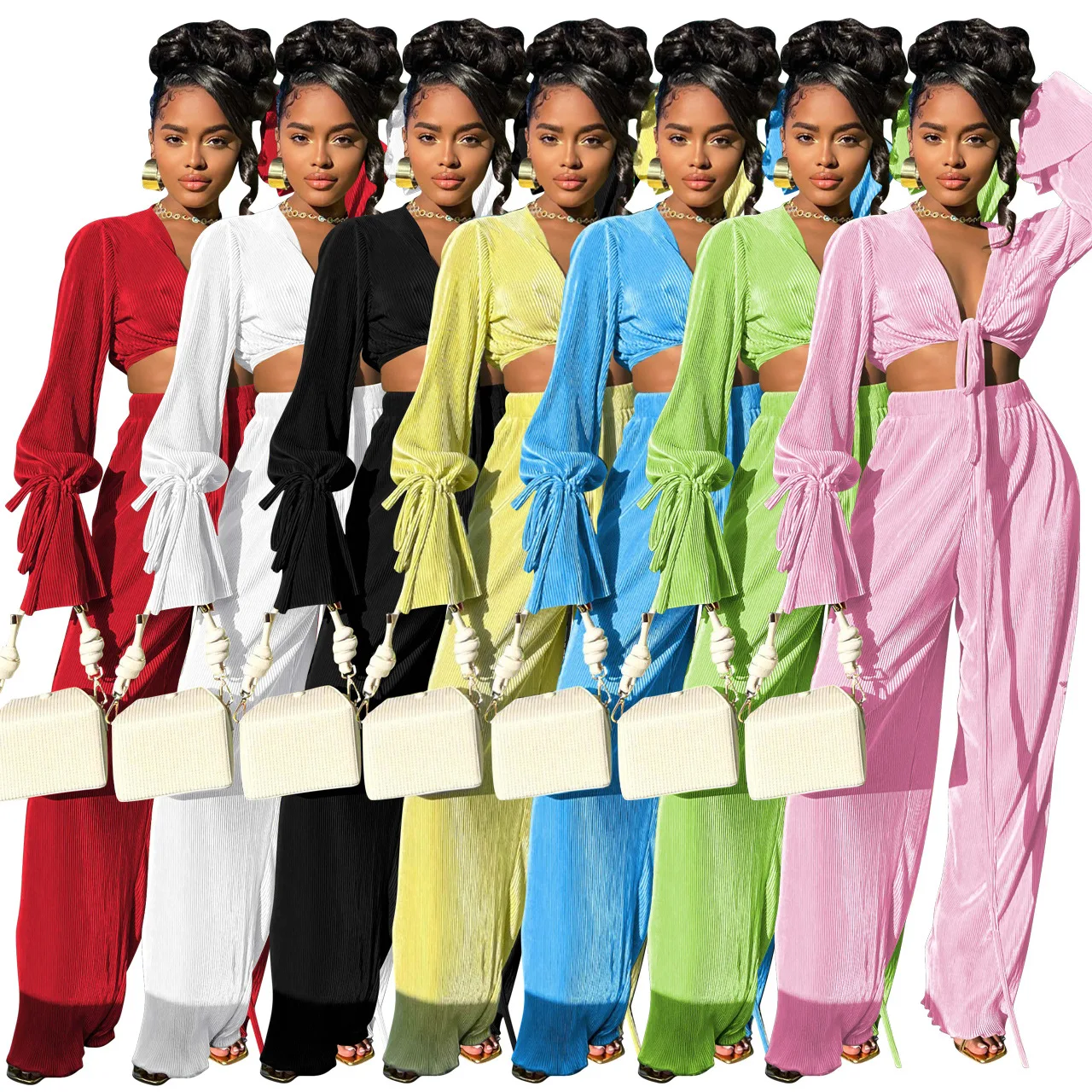 

Autumn Women Casual Two Piece Set Shirt + Long Pants Streetwear Sportsuit Matching Set Clothes For Women Outfit