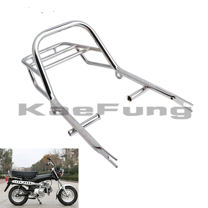 Luggage Rack For DAX iron pipe rear shelf armrest Jincheng 70 modification Motorcycle Rear Seat Carrier Accessories