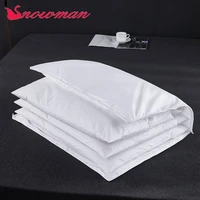 snowman bedding 3pcs diy adjustable pillows 100 cotton skin friendly duck down breathable 5171cm free shipping