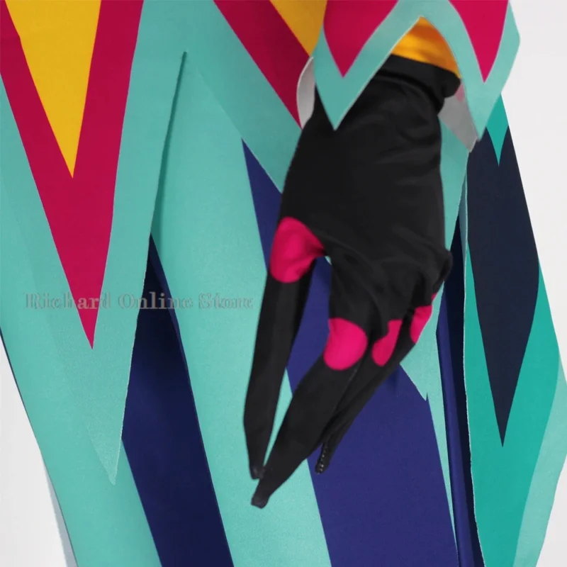 Костюм для косплея Fizzarolli головной убор Хеллоуин роскошный костюм клоуна Женский