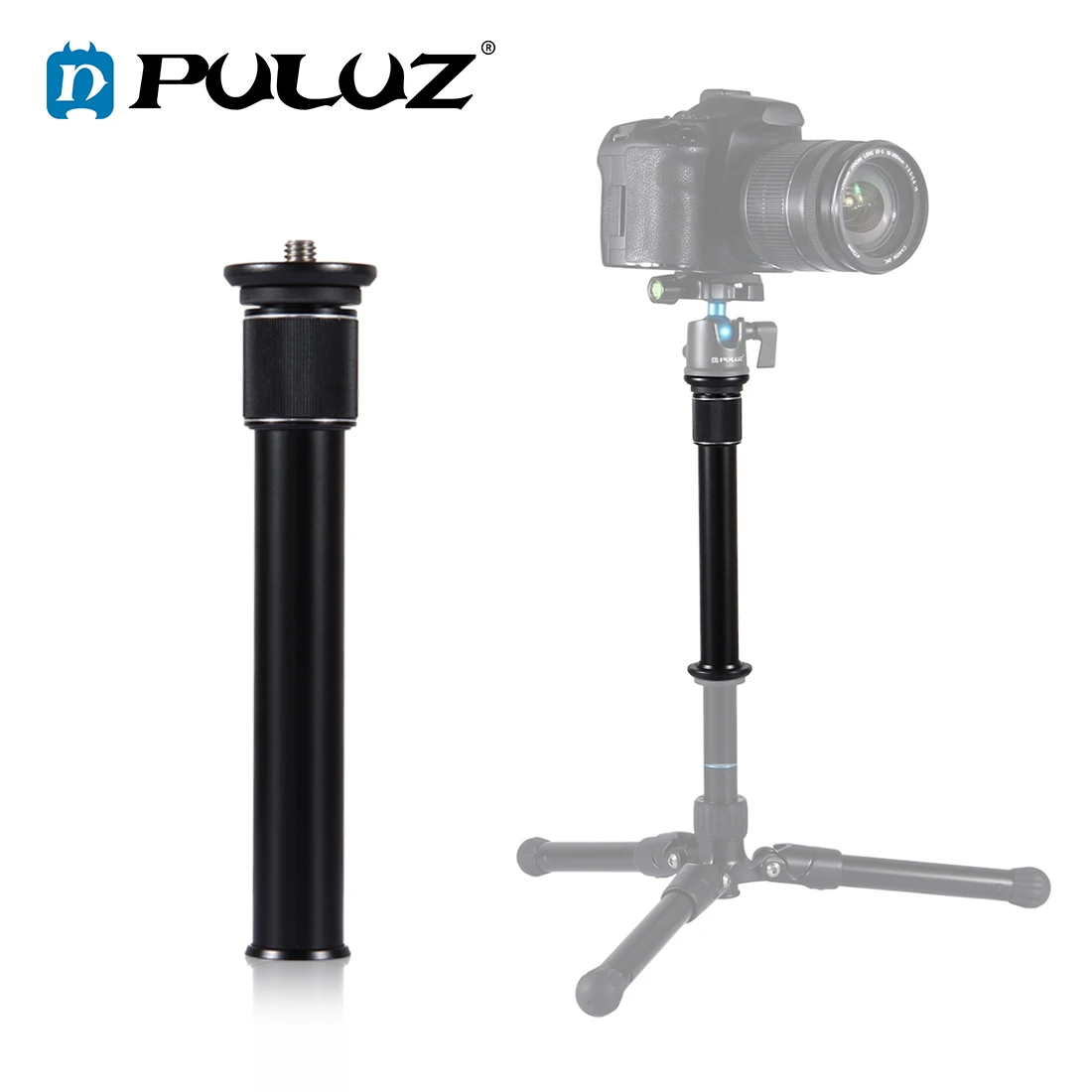 

PULUZ Professional Handheld Adjustable Tripod Mount Monopod Extension Rod Tripode DSLR 1/4 or 3/8Screw Metal For DSLR SLR Camera