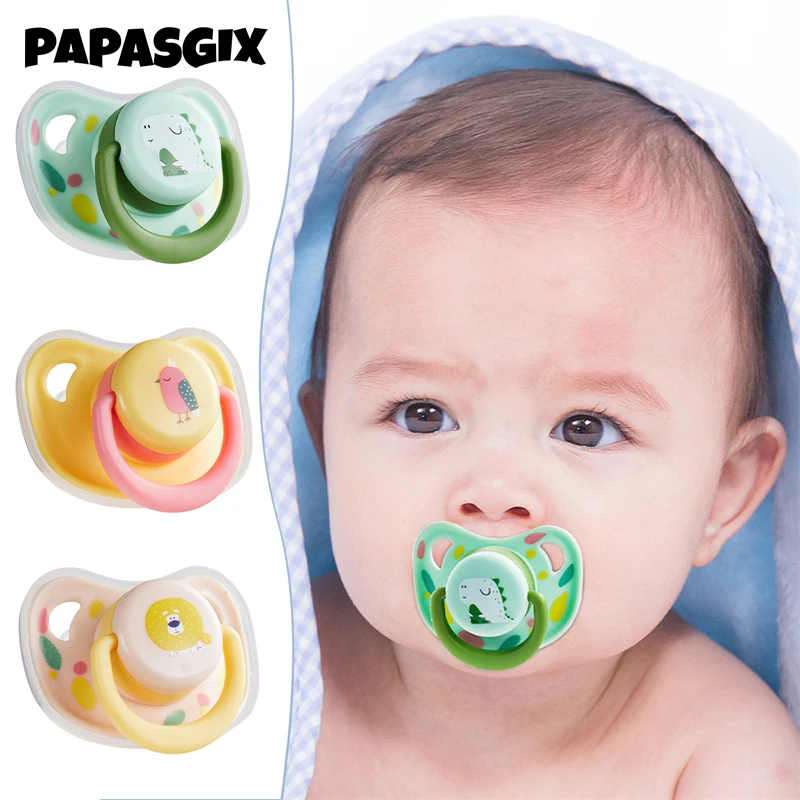 

Silicone Funny Nipple Mustache Pacifier Baby Soother Toddler Orthodontic Nipples Cute Animals Teether Baby Feeding New 2023