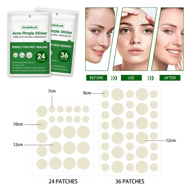 

Effective Acne Natural Invisible Stickers Convenient To Use Gentle Reduces Redness And Inflammation Acne Pimple Patch