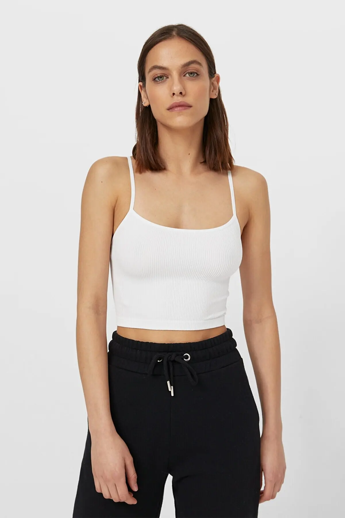

Female Ecru Seamless Hanger Top T-Shirts Blouse Women's Summer Tops Tees Shirts 86858766