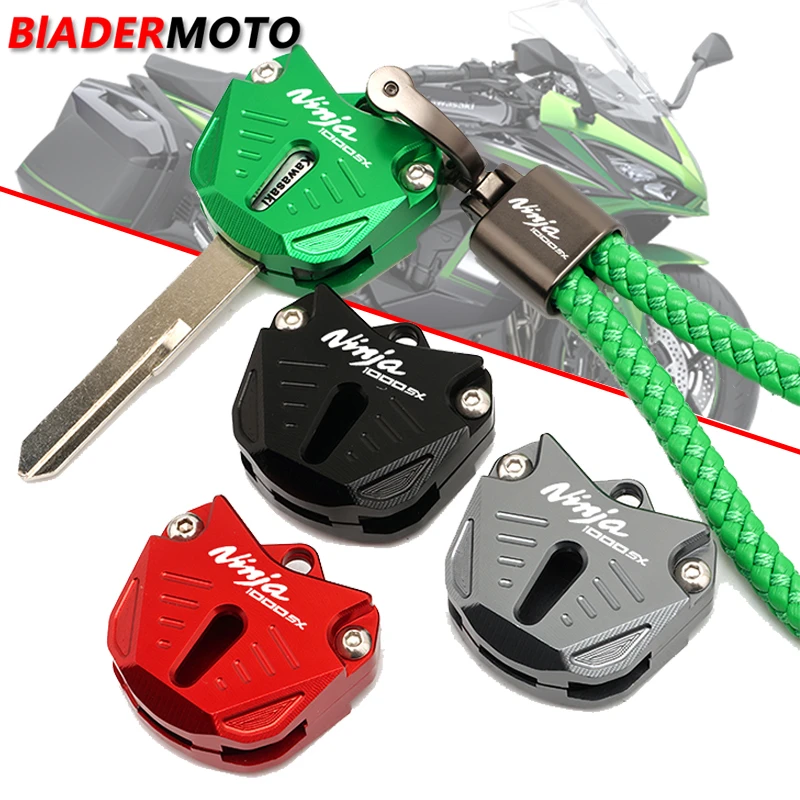 

Fit For KAWASAKI NINJA1000SX Ninja 1000SX NINJA1000 SX 2011 - 2023 CNC Motorcycle Accessories Key Cover Case Shell Keychain Moto