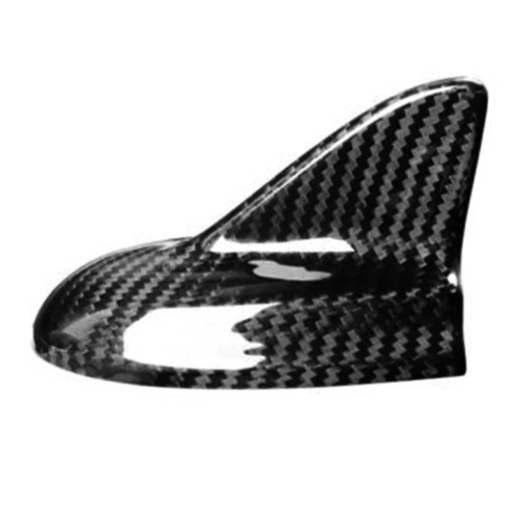 Автомобильная антенна с плавником акулы черная из углеродного волокна для Dodge