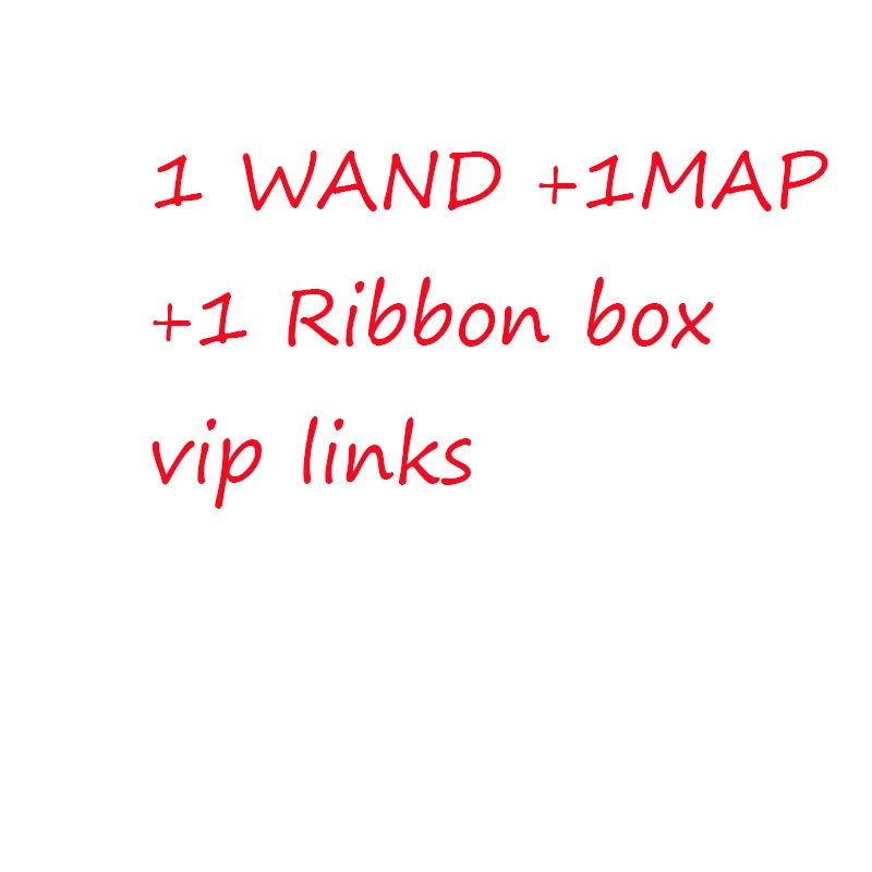 

1 Wand And Map In The Ribbon box