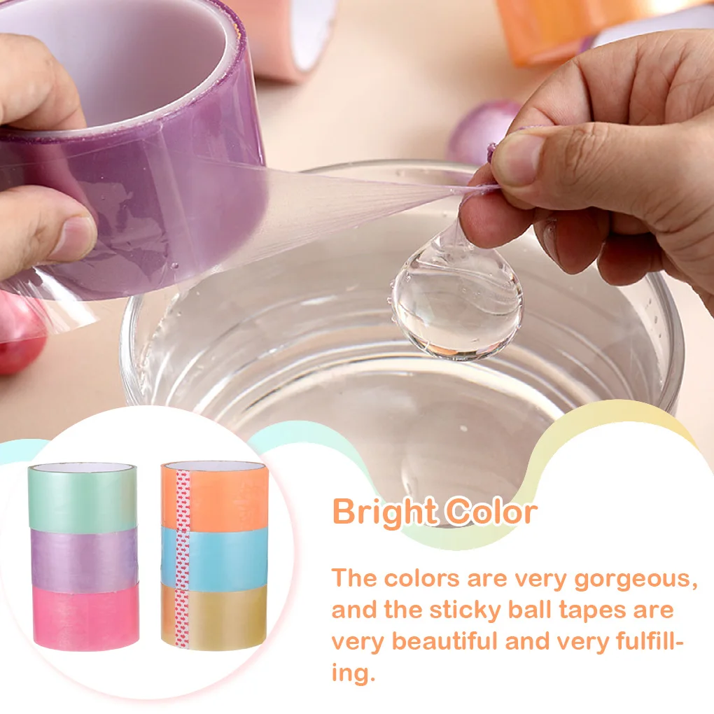 

2/3/5 Adhesive Tapes Sticky Ball Stress Relief Wide Toy Artifact Craft for