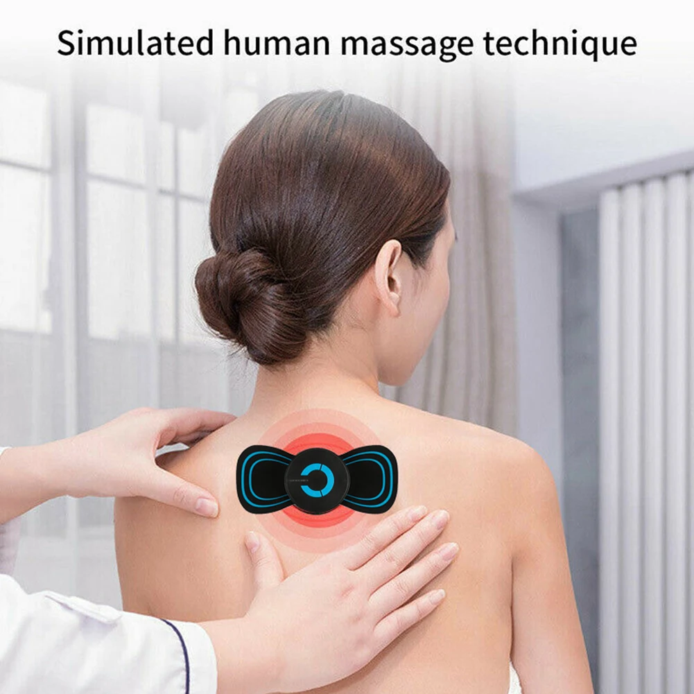 

Электрический мини-массажер для шеи, аппарат для снятия боли в мышцах шейного отдела позвоночника и спины, 6 режимов