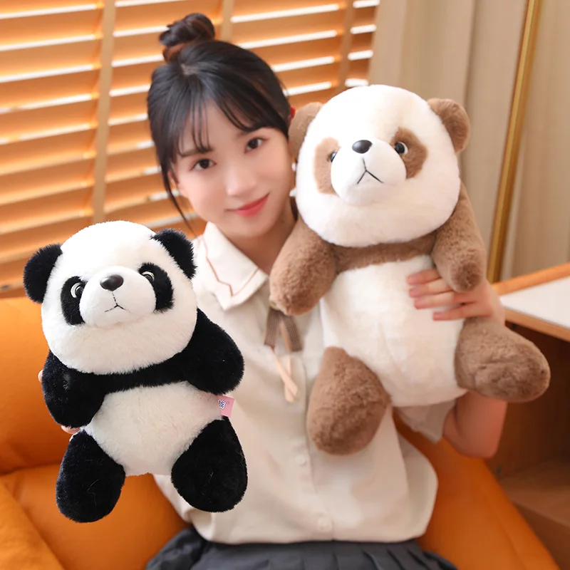 

Simulation Cute Rare QiZai Panda Plush Toy Kawaii Stuffed Animals Fatty Panda Plushies Doll Anime Soft Kids Toys for Girls Gifts