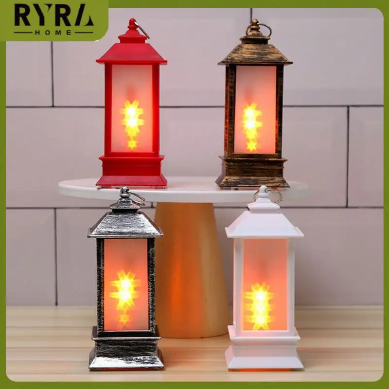

Christmas Small Wind Lamp Flame Lamp LED Electronic Lamp Oil Lamp Candle Lamp Portable Wind Lamp Mirror Fog Lamp For Christmas