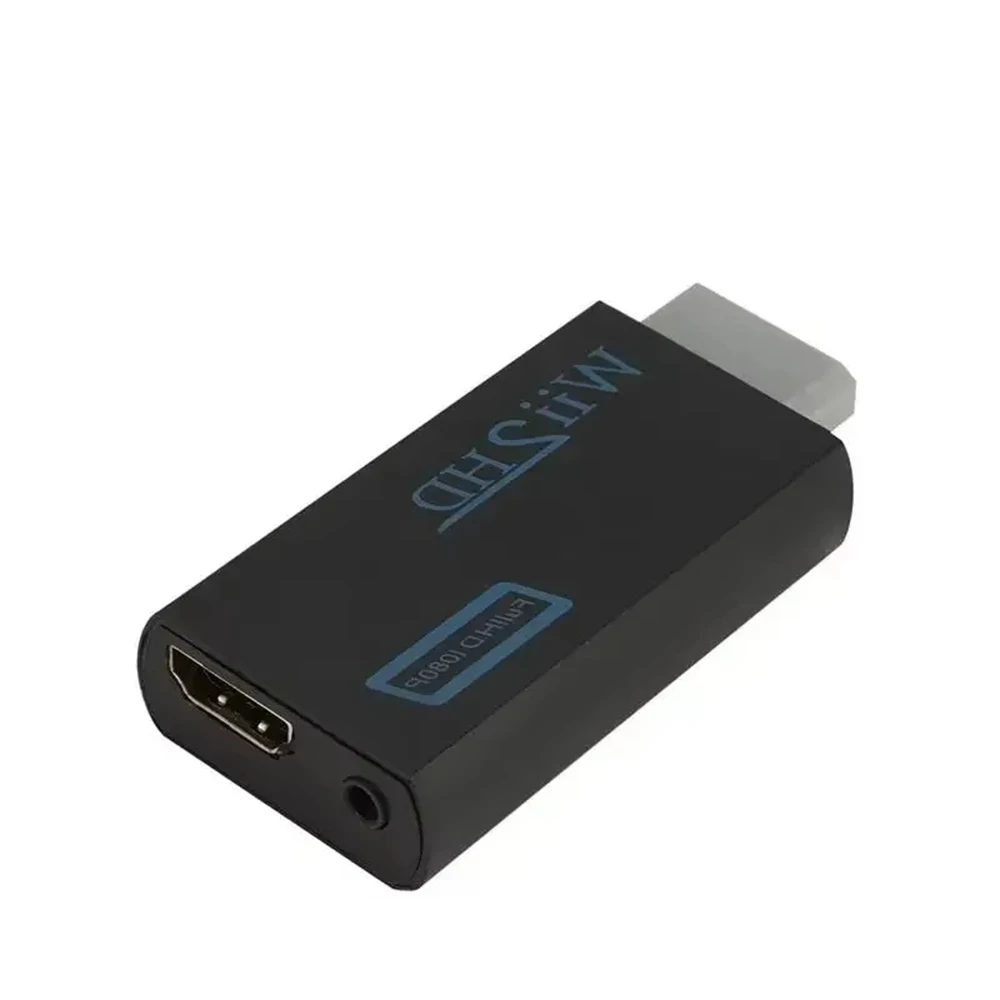 Full HD 1080P Wii-HDMI-совместимый конвертер-адаптер Wii2HDMI-конвертер 3 5 мм аудио для ПК