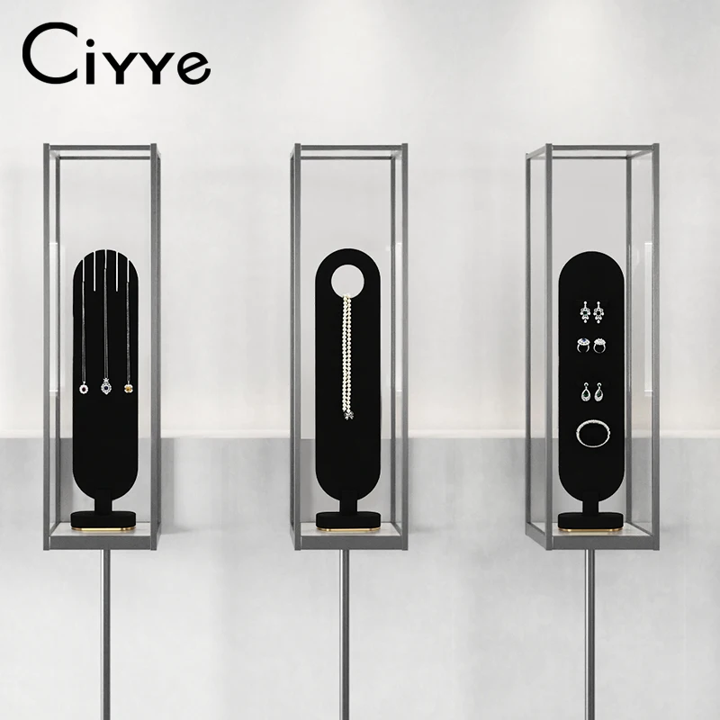 

Ciyye Magnetic Jewelry Display Stand Holder Popular Earrings Rings Necklaces Bracelets Pearl Necklaces Jewelry Display Rack Set