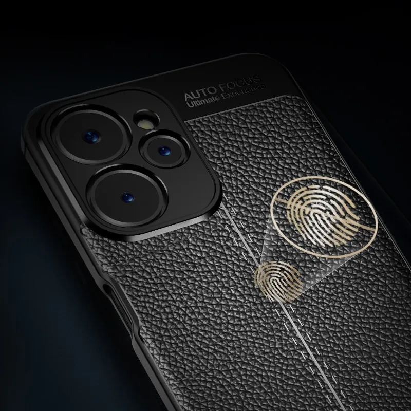 For Realme 9i 5G Case for Realme 9i 5G cover Shockproof TPU Bumper Soft Silicone Leather shield Back Cover For Realme 9i 5G