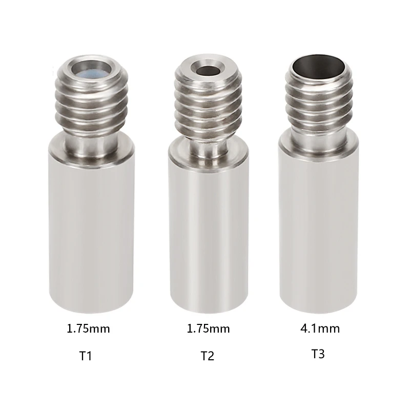 

3D printer accessories E3D feeding nozzle stainless steel throat single-head two-color print head