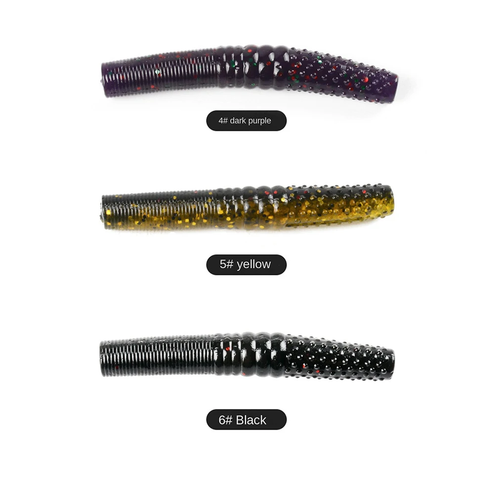 

Spinpoler Fat Worm Senko Finesse Tpr Ned Worm Rig 2.75" Stickbait Soft Fishing Lures Swim BaitWith Box Swimbait Bass Pike