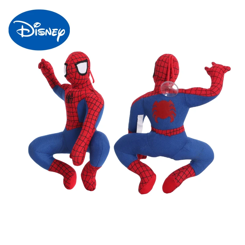 

Disney Marvel Avengers Movie Figure Spider-Man 24cm Super Hero Car Dolls Plush Toys Cute Auto Accessories Decoration Gift