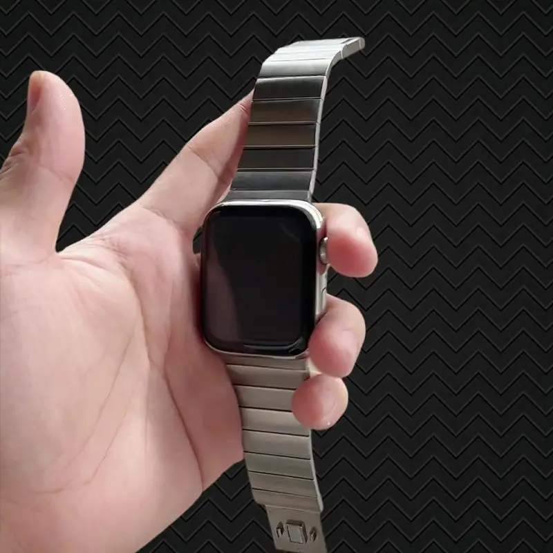 

Улучшите свой стиль с помощью магнитной пряжки ремешок из нержавеющей стали подходит для iWatch Apple Smartwatch и Samsung S8