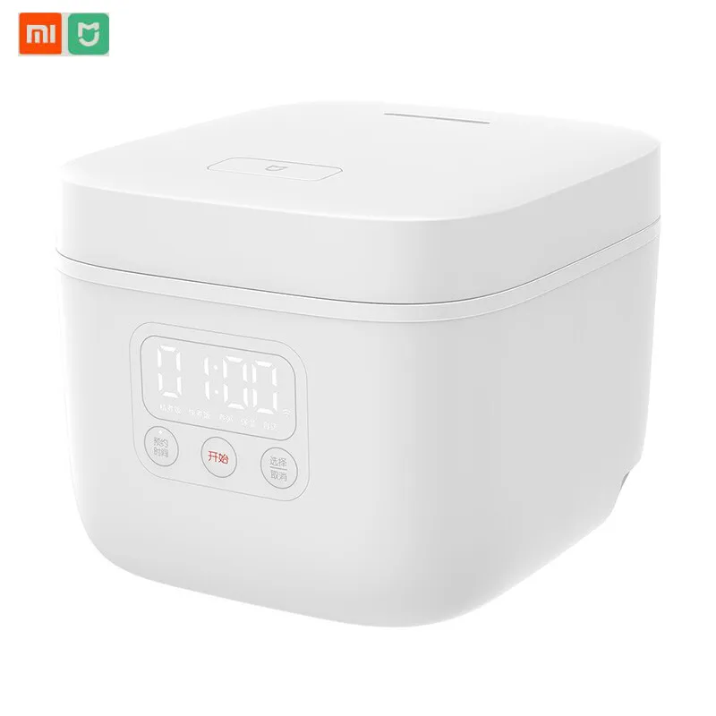 

Xiaomi Mijia-Olla arrocera eléctrica de 1.6L, minicocina pequeña, máquina de cocción de arroz, cita inteligente, pantalla LED