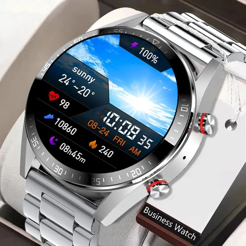 

2022 New 454*454 Screen Smart Watch Always Display The Time Bluetooth Call Local Music Smartwatch For Men's Huawei Xiaomi