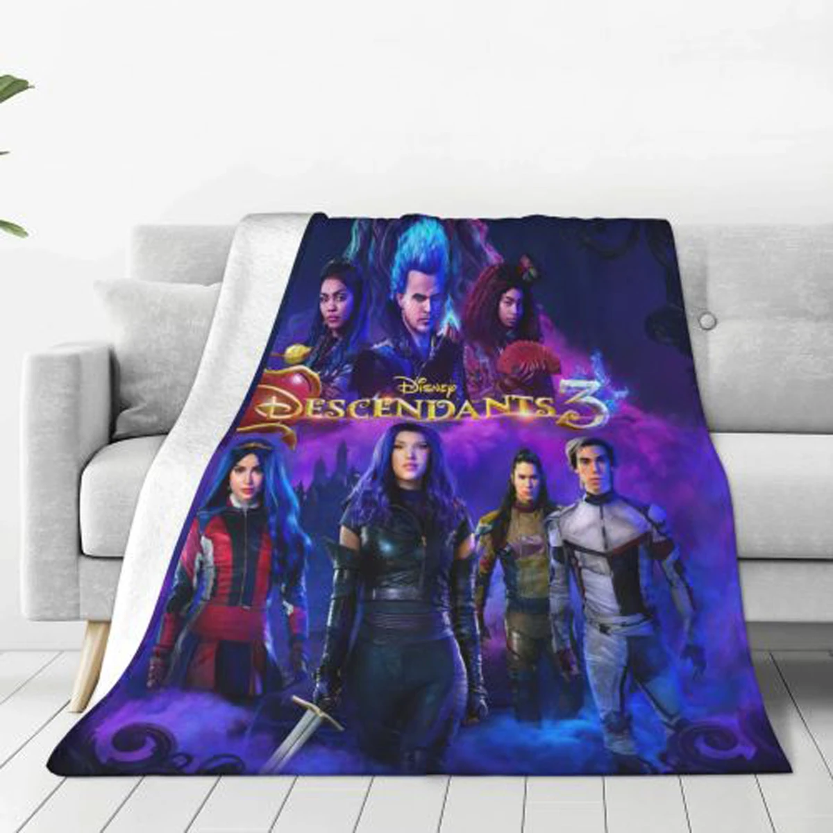 

Descendants 3 Cameron Boyce 3D Printed Blanket Adult Children Winter Sheets Bed Cover Living Room Office Sofa Resting Body Cover