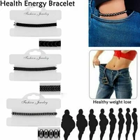 2022 fashion weight loss magnetic bracelets for menwomen black hematite stone beads weave health care bracelet jewelry gift