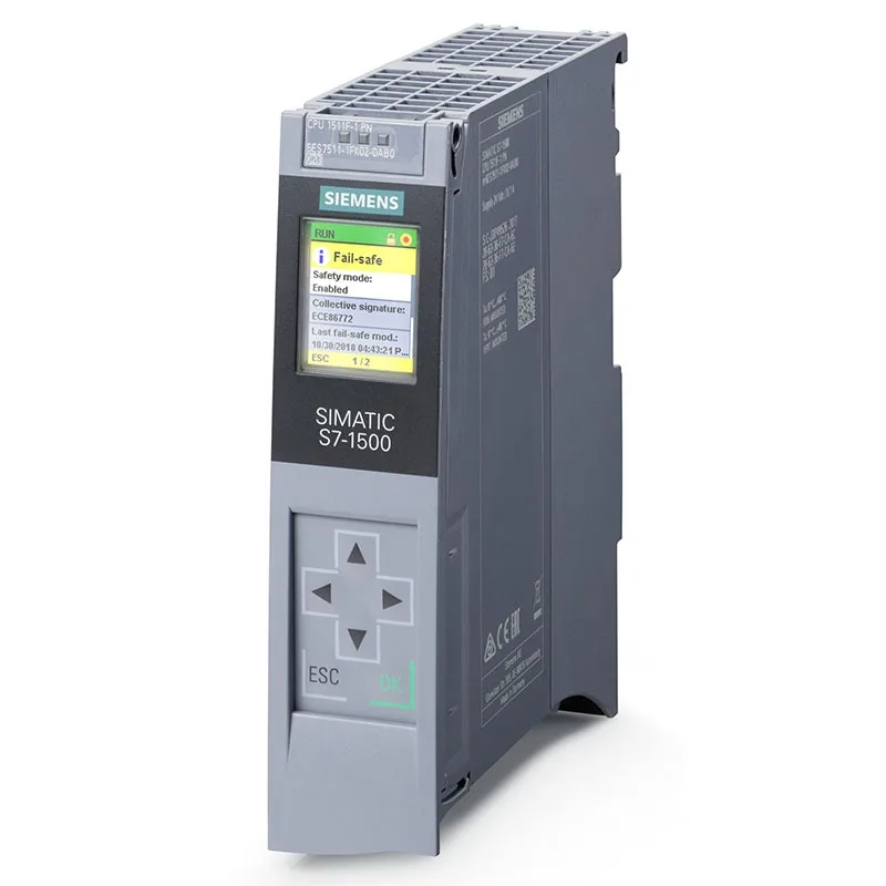 

Hot sale PLC SIMATIC S7-1500F CPU 1511F-1 PN Central processing unit 6ES7511-1FK02-0AB0 6ES7512-1SK01-0AB0