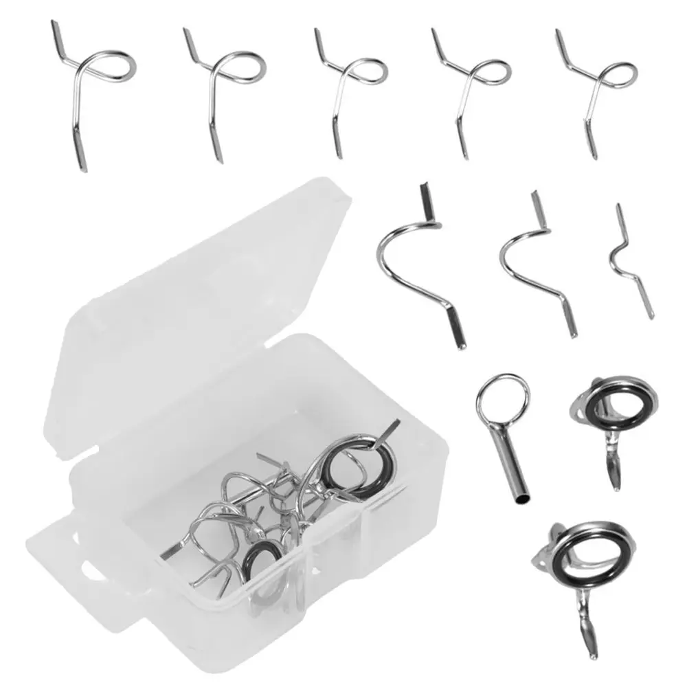 

Internal diameter O Ring Stainless Steel Tip Repair Kit Eye Ceramic Ring Tackle Box Accessories Fishing Rod Guide