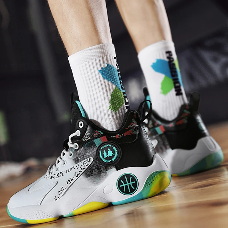 Men Sneakers Fashion Basketball Sports Shoes Mesh Casual Running Lac-up Male Lightweight Vulcanize Walking Zapatillas Hombre