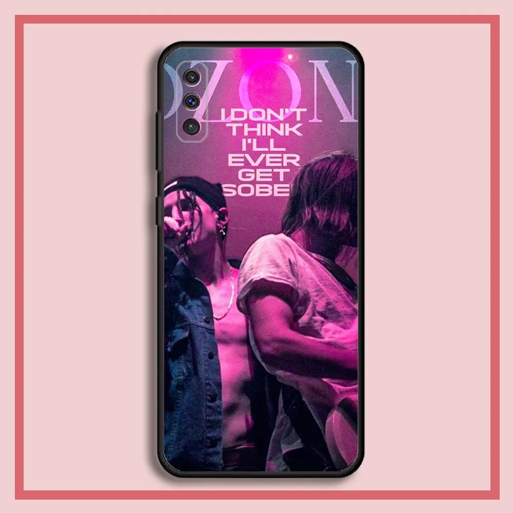 Чехол для телефона Chase Atlantic Music Group Samsung S23 23 22 30 21 10 9 Note20 Ultra Lite 5G Plus FE черный мягкий