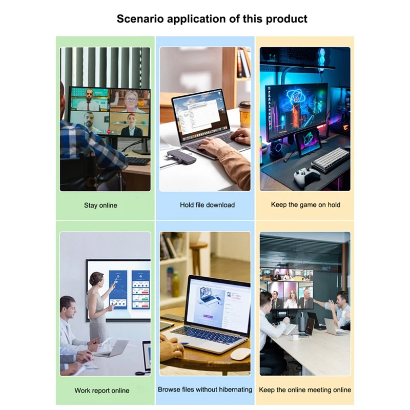 USB и тип C 2 в 1 устройство для мыши USB-механизм необнаружимый автоматический шейкер