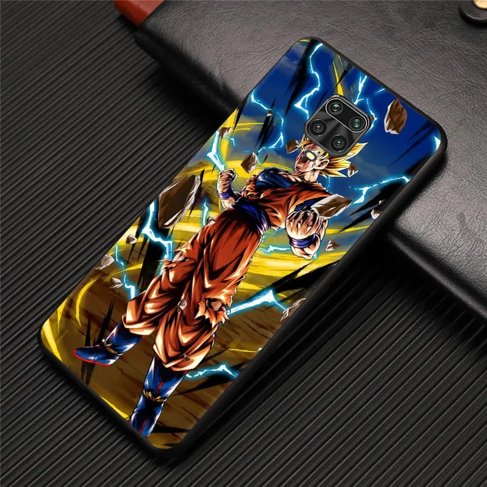 Чехол для Xiaomi Redmi Note 11 10 9 8 7 Pro Max 9T 8T 9S чехол 9C 9A 8A 7A аниме Dragon Ball Son Goten Vegeta |