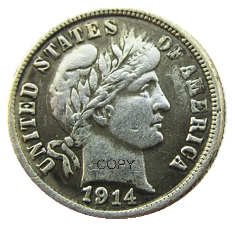 

US 1912 P/S Парикмахерская монета с посеребренным покрытием