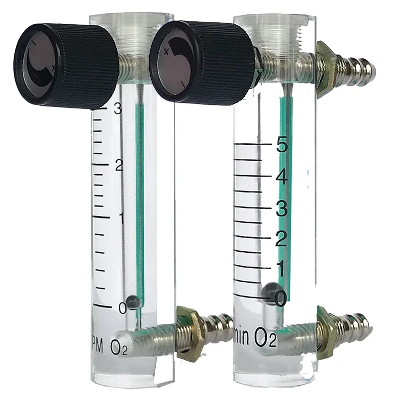 

1PCS Float Gas Flowmeter Oxygen Flowmeter Ozone Bar 1L1.5L3L5L8L10L15L