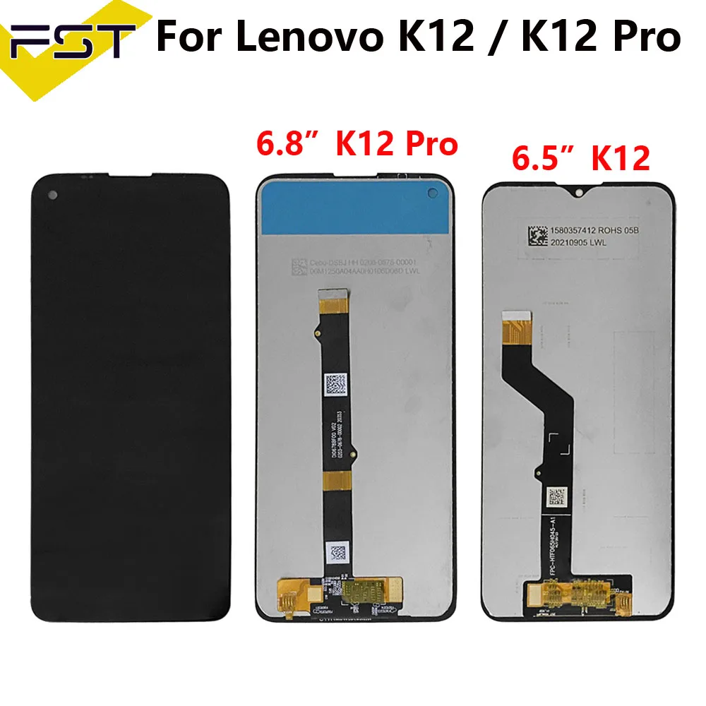 Оригинальный ЖК-дисплей для Lenovo K12, ЖК-дисплей с сенсорным экраном и дигитайзером в сборе для Lenovo Lemon K12 Pro, ЖК-дисплей