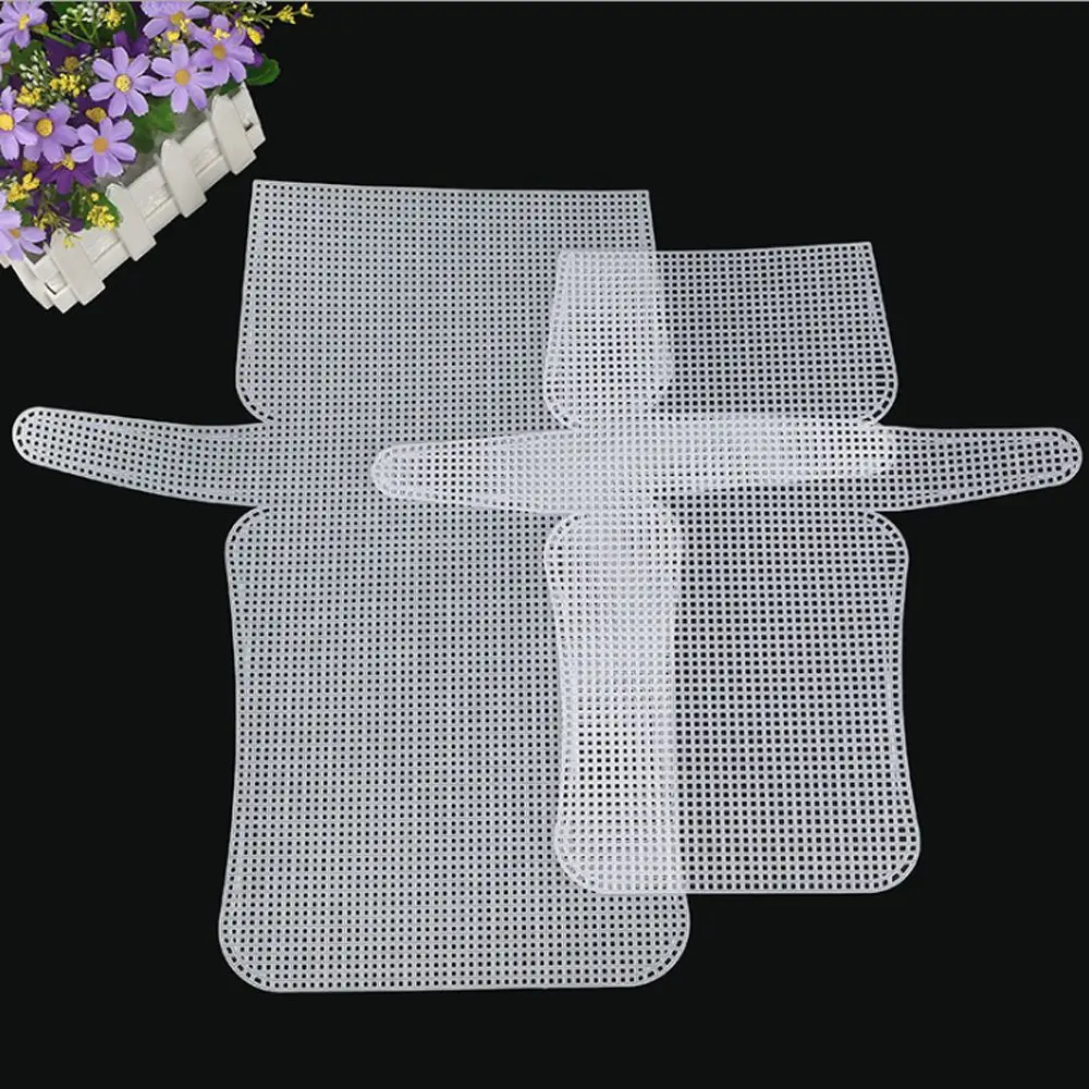 

Grid Hook Crafts Latch Hook Bags DIY Craft Supplies Bag Rug Hook Bags Plastic Mesh Cloth Thread Hook