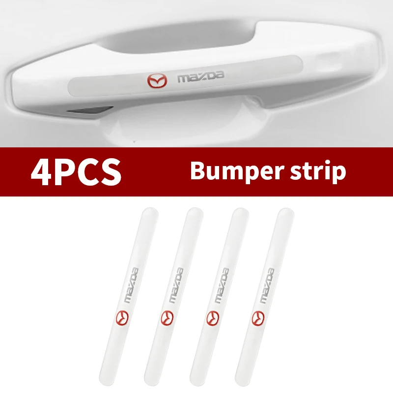 

4pcs Car Door Transparent Anti-collision Protector Bar Stickers Accessories For Mazda 3 6 Atenza Axela Demio CX3 CX5 MP MS RX8
