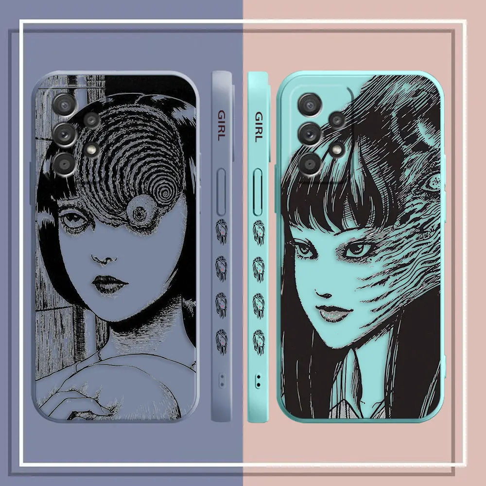 Case For Samsung Galaxy A91 A14 A73 A72 A71 A53 A52 A51 A42 A33 A32 A22 A21S A13 A12 A715F A52S 4G 5G Case Anime Horror Comics