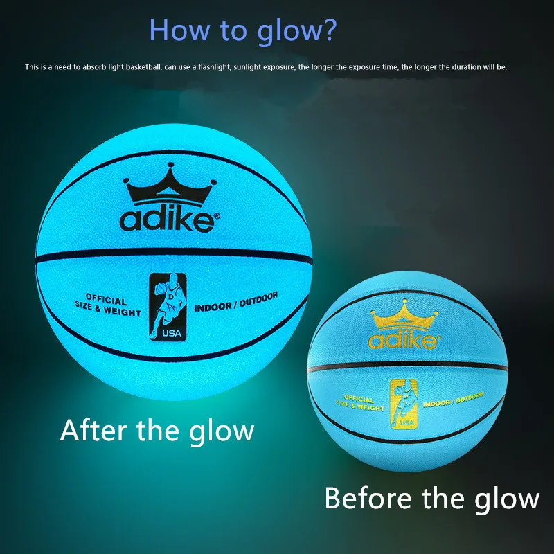Glow In The Night Basketball To Son And Daughter Birthday Basketball Size7 Glow In The Room Basketball Indoor And Outdoor