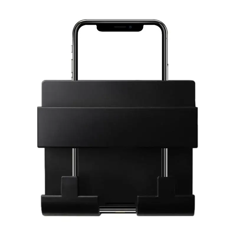 

Wall Mount Cell Phone Charging Holder Remote Control Stand Multipurpose Socket Pocket Self-Adhesive Phone Mount With Data Cable