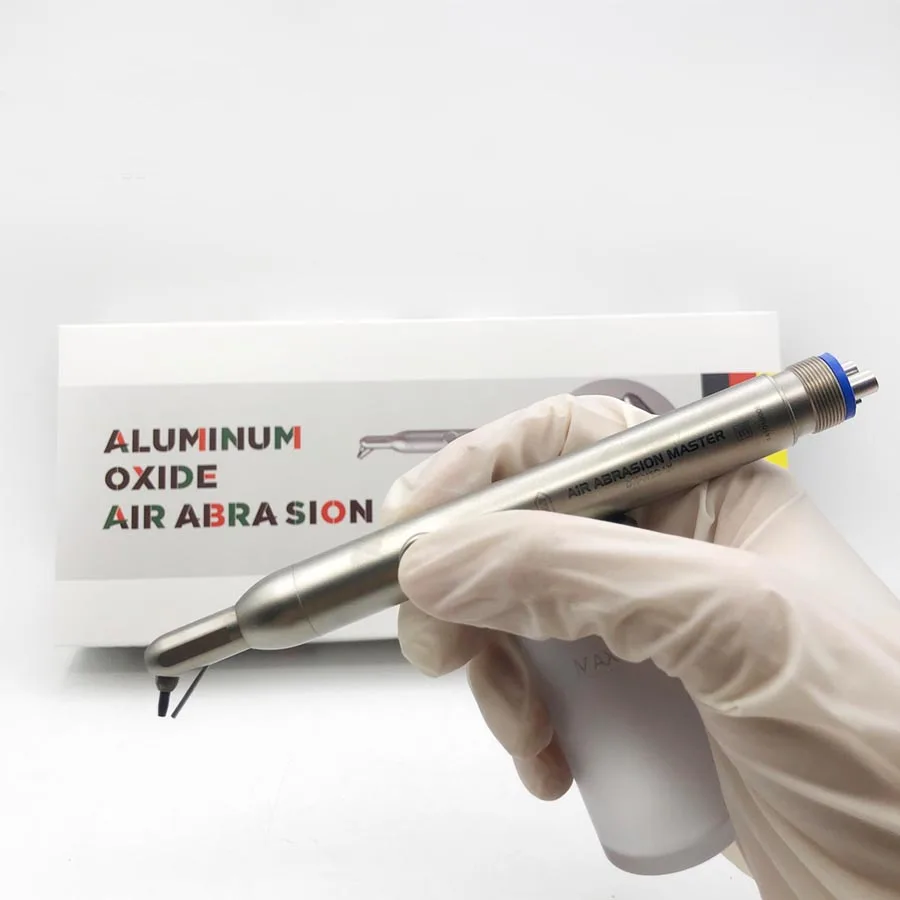 

Sandblaster With Water Cooling System Air Flow Polisher With Water Spray Aluminum Oxide Device 4 Holes