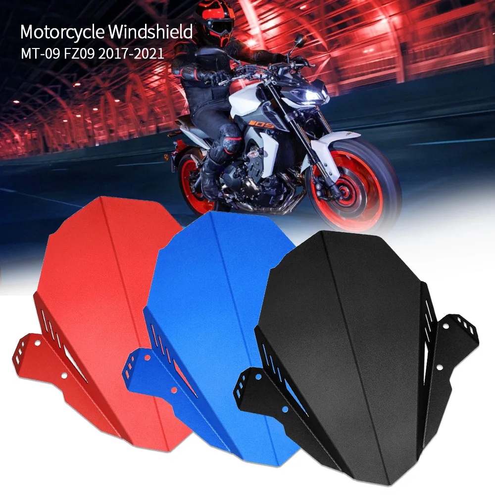 

Motorcycle Windscreen Windshield front screen MT 09 MT09 FZ-09 Wind deflector For YAMAHA MT-09 FZ09 2017 2018 2019 2020 2021