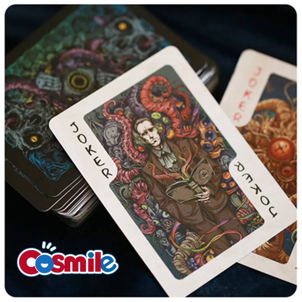 

New Cosmile Cthulhu Mythos Young Cthulhu Poker Playing Card Cosplay Poker Game Waterproof Limited Cos Gift C