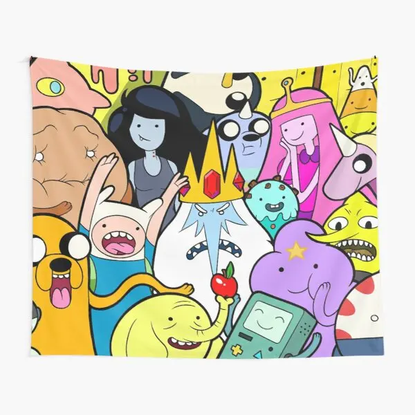 Приключения Время каракули гобелен искусство дома подвесное полотенце женское