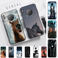 horse animal phone case for huawei mate 20 10 9 40 30 lite pro x nova 2 3i 7se