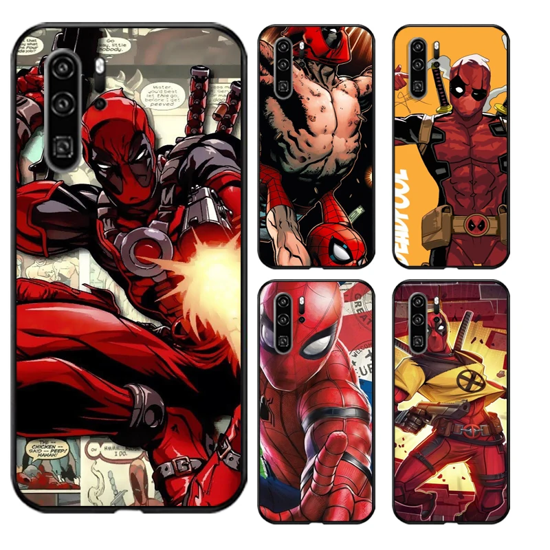 

Marvel Wade Winston Wilson Phone Cases For Huawei Honor P20 P20 Lite P20 Pro P30 Lite Huawei Honor P30 P30 Pro Soft TPU Coque