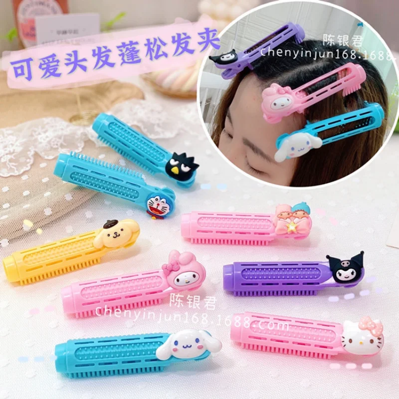 

Kawaii Sanrioed аниме мультфильм серия Милый нефрит Корица собака пушистая заколка для волос челка завитка волос фиксатор волос зажим для укладки